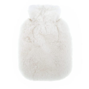 White hot-water bottle