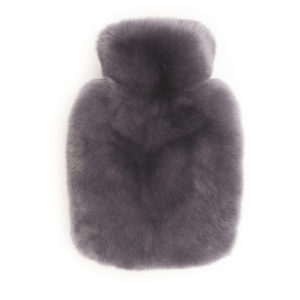 Warm grey hot-water bottle